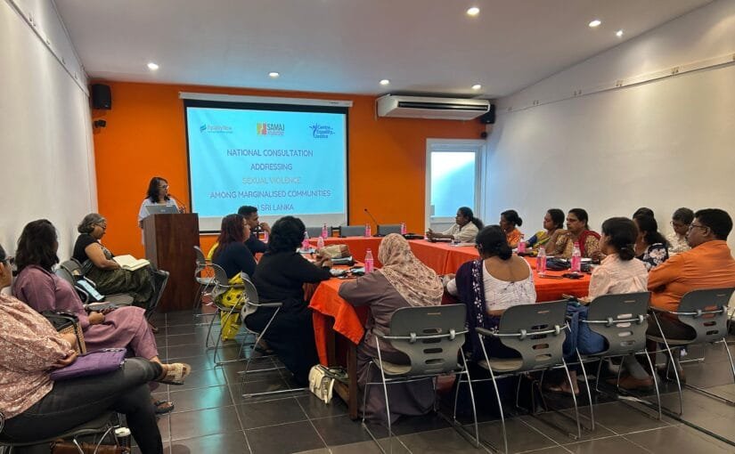 National level consultation on  sexual violence in Sri Lanka