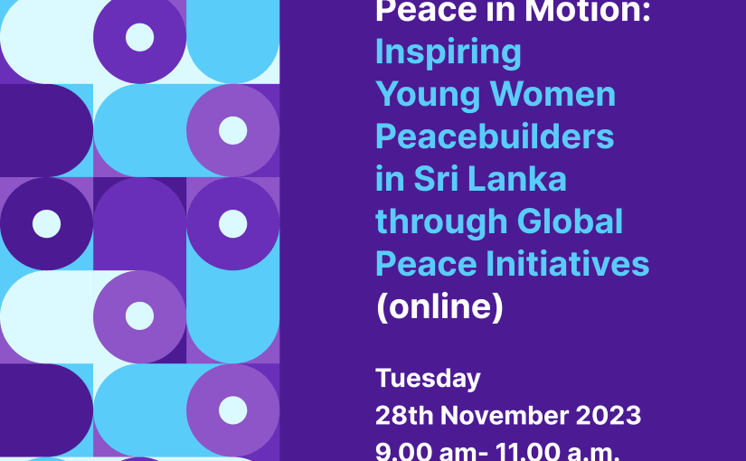 International Advocacy Event: Peace in Motion